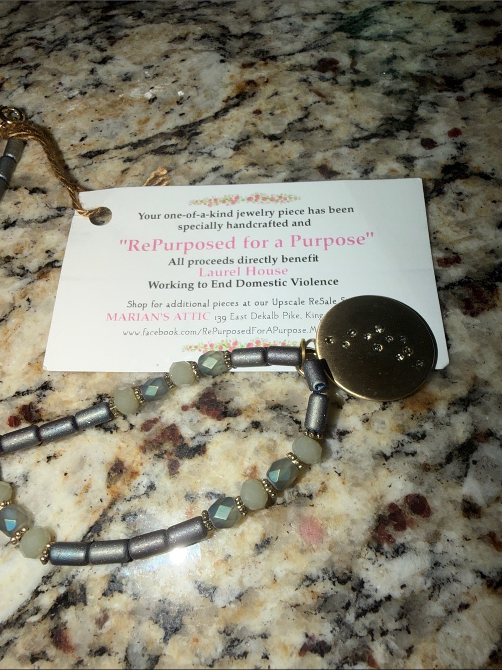 One-of-a-kind Handmade ~Proceeds directly Working to End Domestic Violence